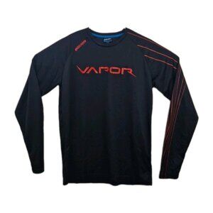 Bauer Vapor Long Sleeve Black Shirt Men's Pure Hockey Equipment Size L